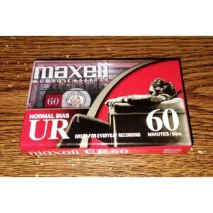 Maxell Audio Cassette - UR 60 Cassette New in Package (unopened)